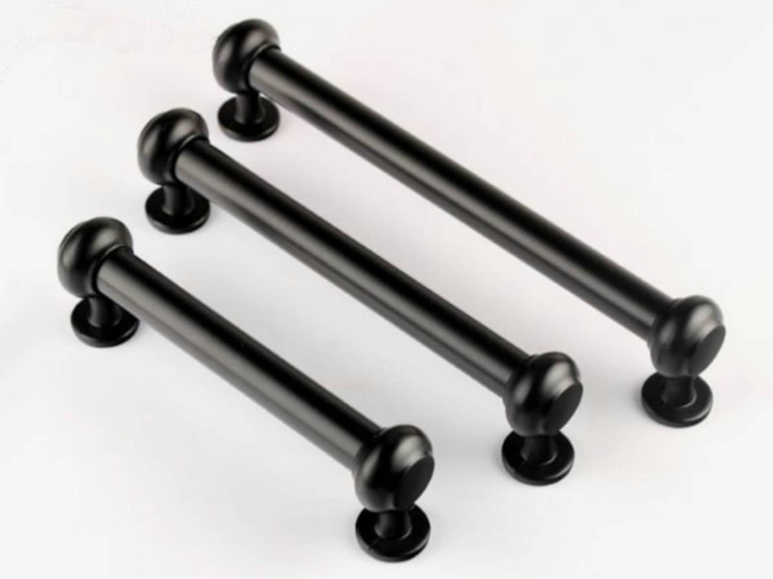 Black Kitchen Handle Drawer Pull Handles Dresser Pulls Etsy UK