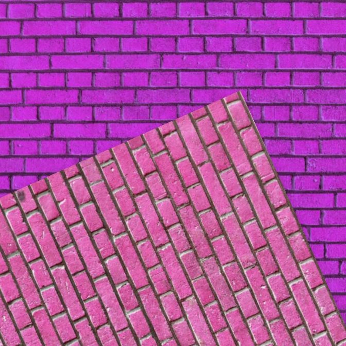 Brick Wall Digital Papers, Bold Colors Bricks Wall Pattern Scrapbooking