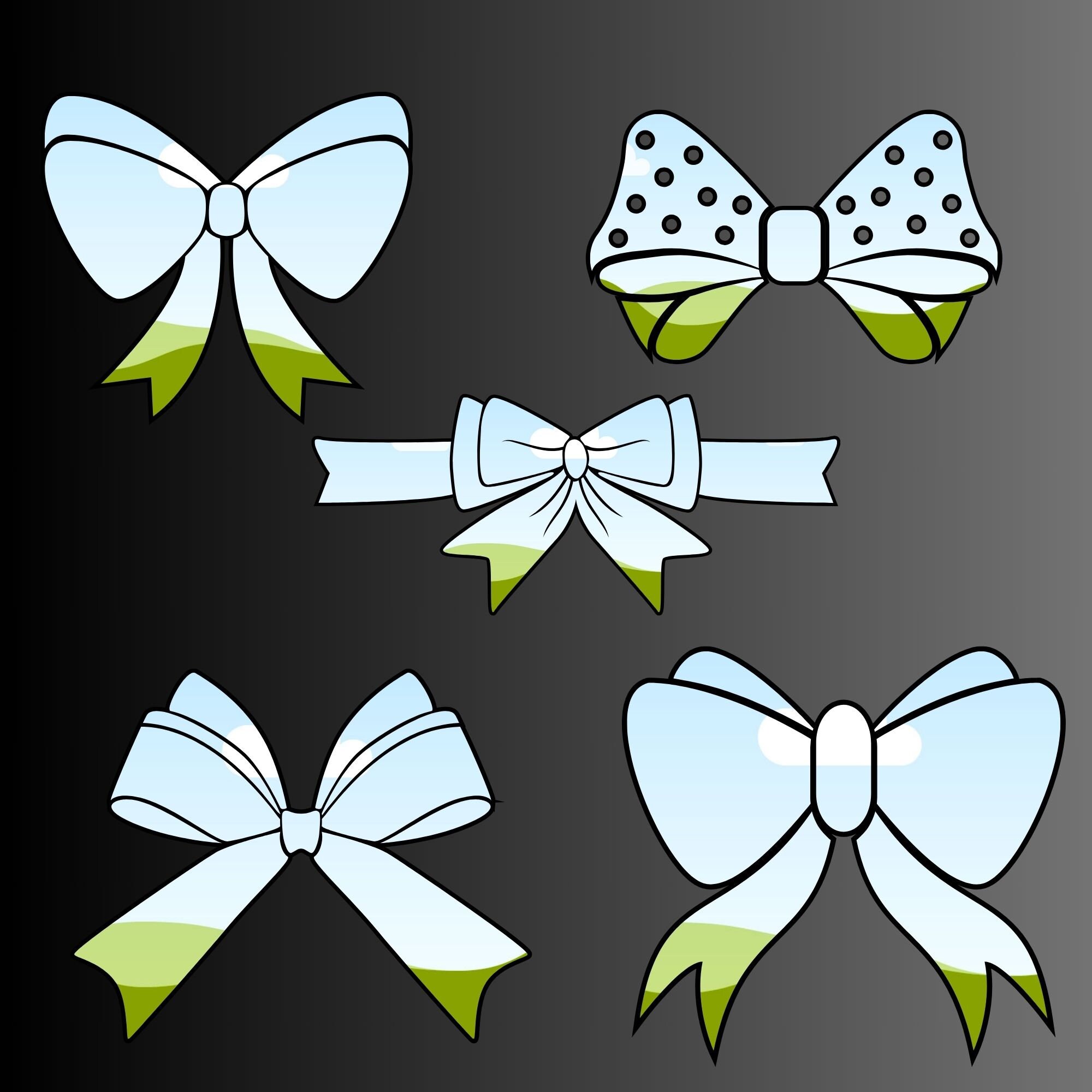 Fill Your Own Editable Ribbon Bow Canva Frame , Ribbon Bow Canva Frames ...