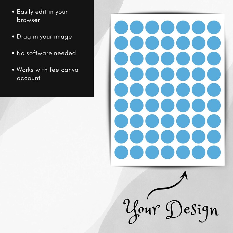 1 Inch Circle Template, 1" Template in Psd, Eps, Pdf, Dxf and Canva