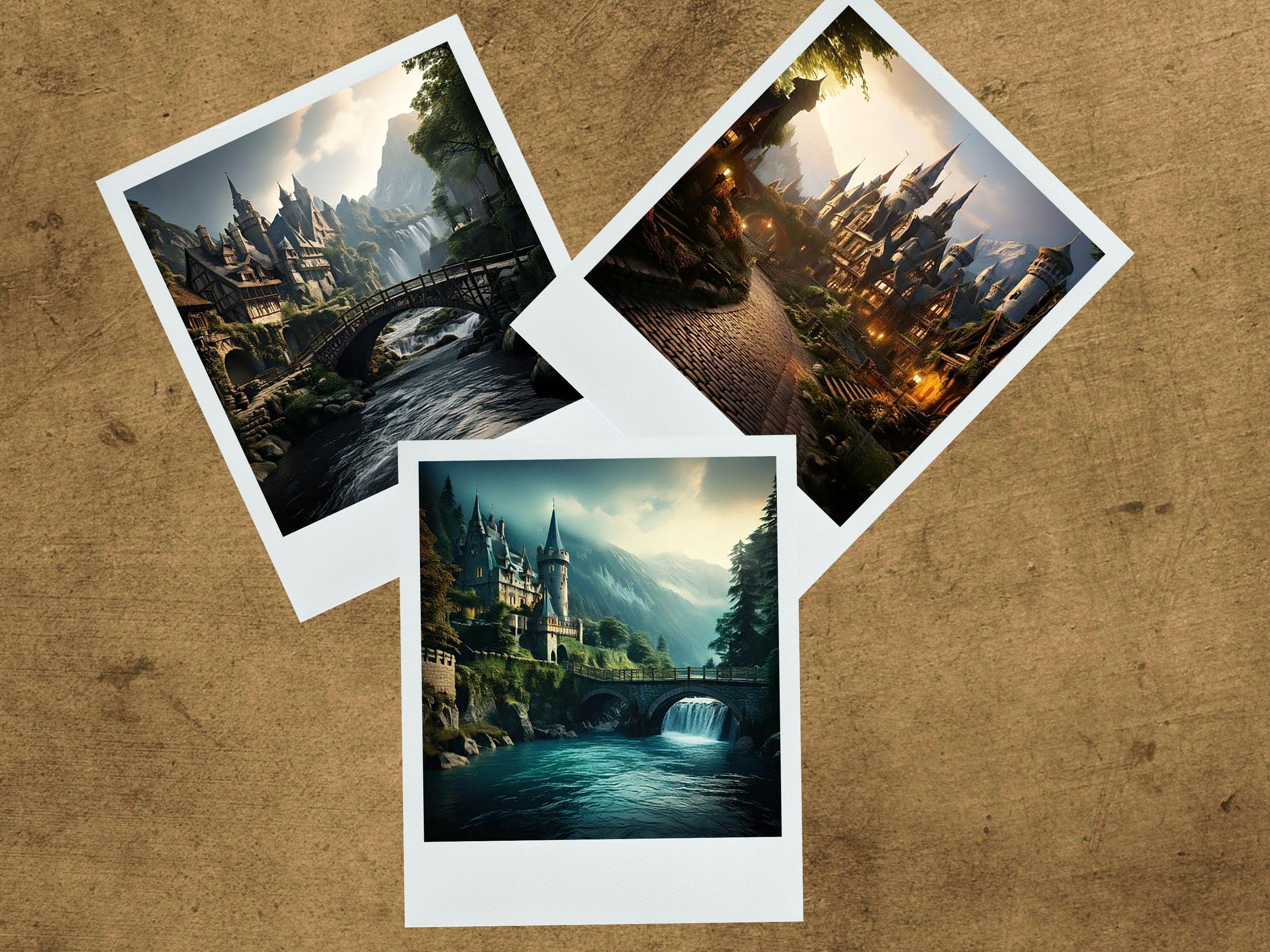 Medieval Fantasy Kingdom Digital Paper Pack| Gothic Castle Scrapbook ...