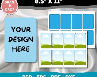 Blank Playing Card Template: Drag & Drop DIY Design (Canva, PDF)