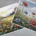 Watercolor Wildflower Meadow Digital Paper Pack, Flower Field Digital ...