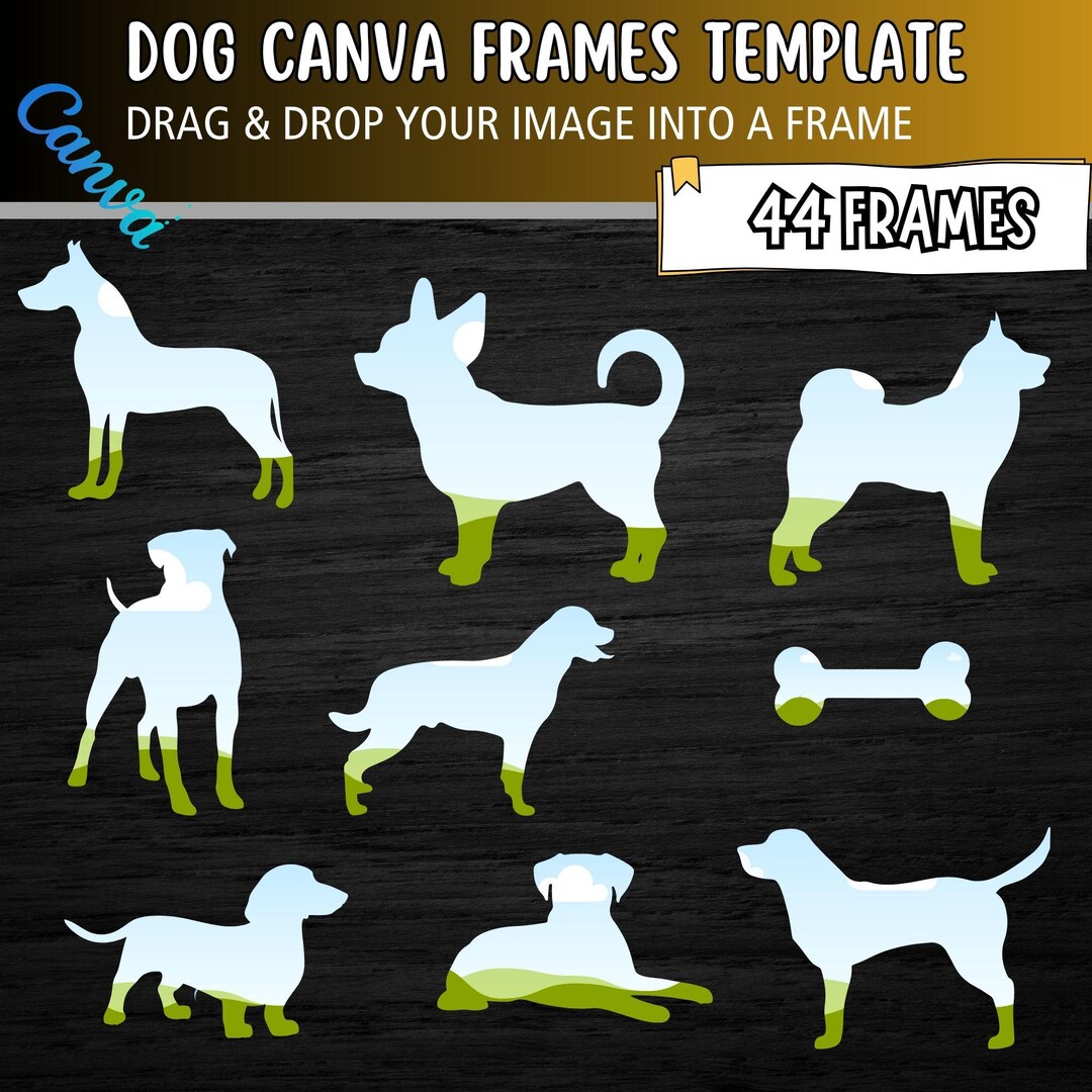 editable-dog-canva-template-dog-photo-frames-pet-lover-template