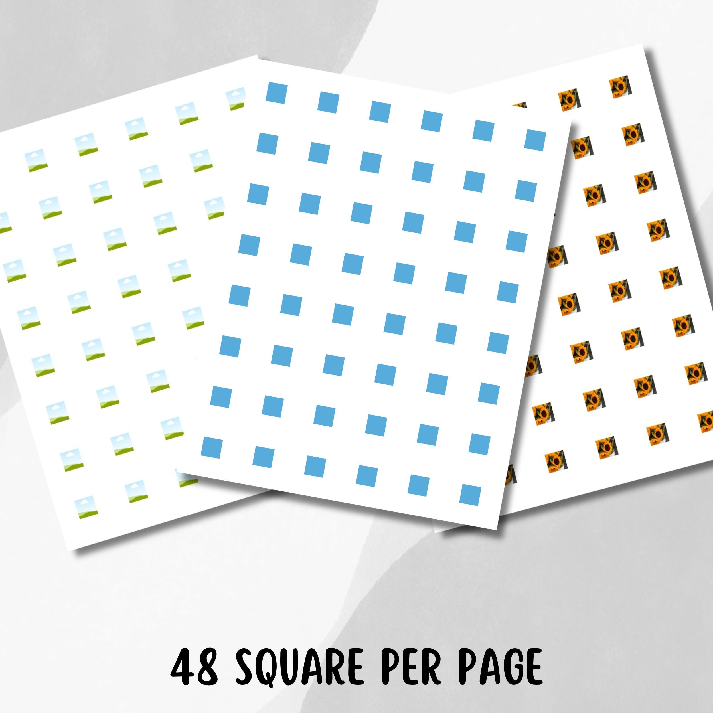 0.5 Inch Square Template 0.5 Template in Psd Eps Pdf - Etsy
