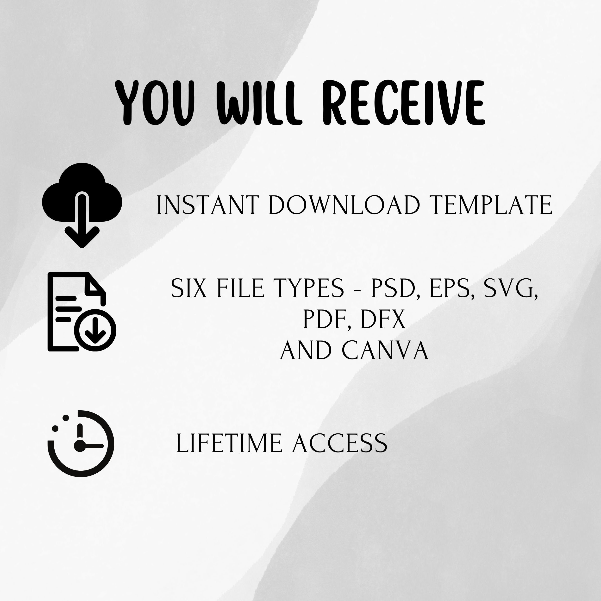 4 Inch Square Template 4 Template in Psd Eps Pdf Dxf Etsy