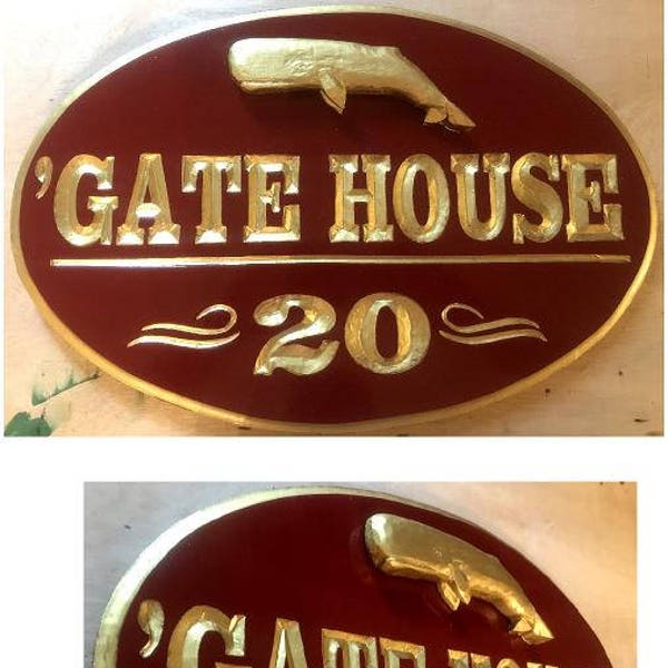 Personalized Oval House Signs