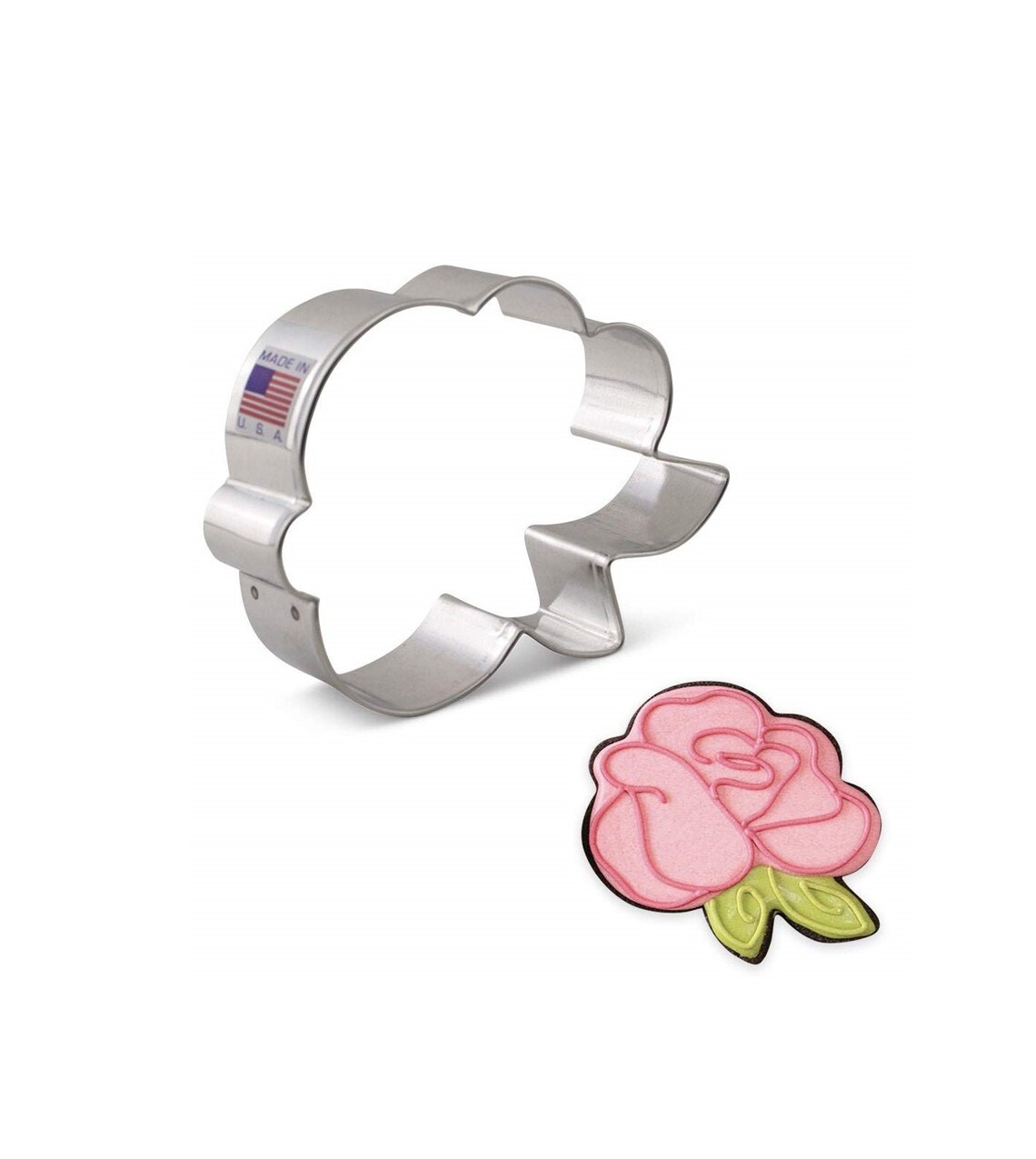 Rose Cookie Cutter Romantic Roses Cookie Cutter Etsy