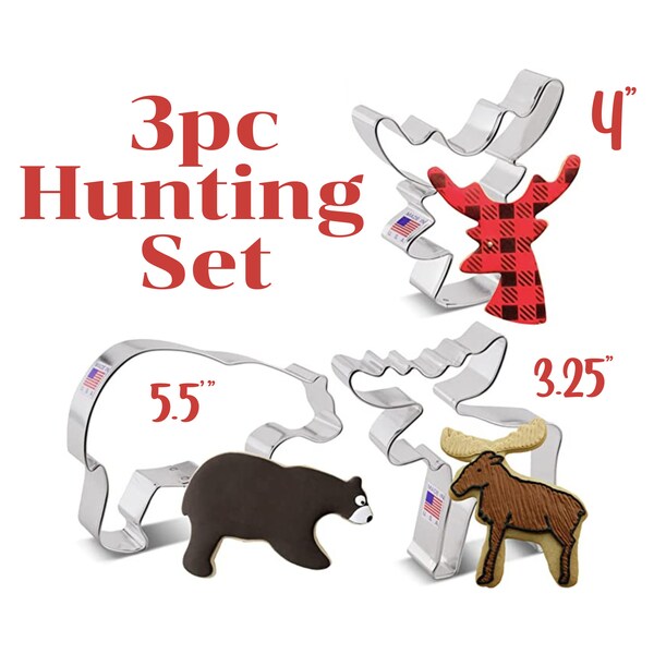 Deer Hunting Cookie Cutter Etsy