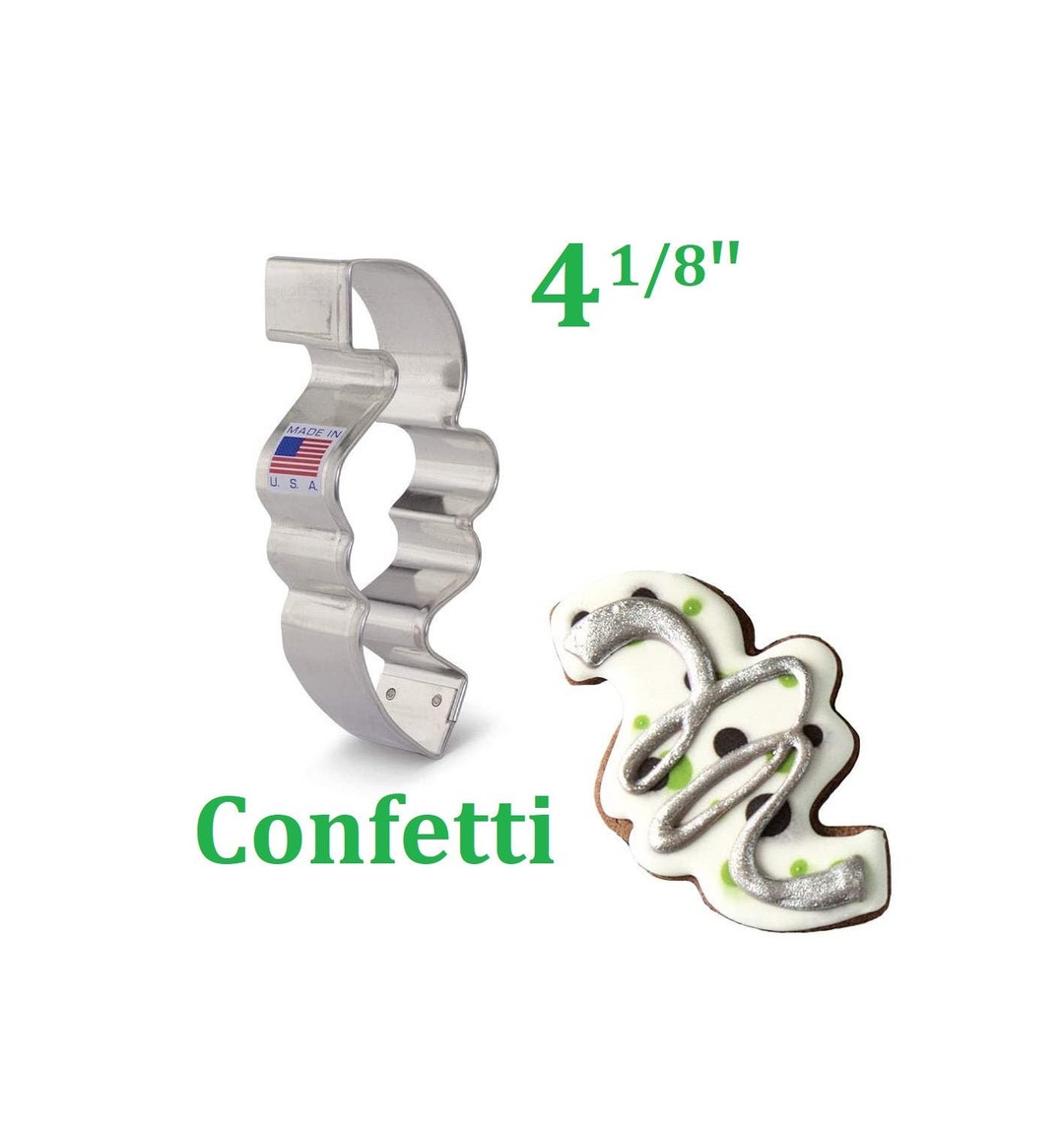 Confetti Cookie Cutter Birthday Celebration or Graduation Etsy