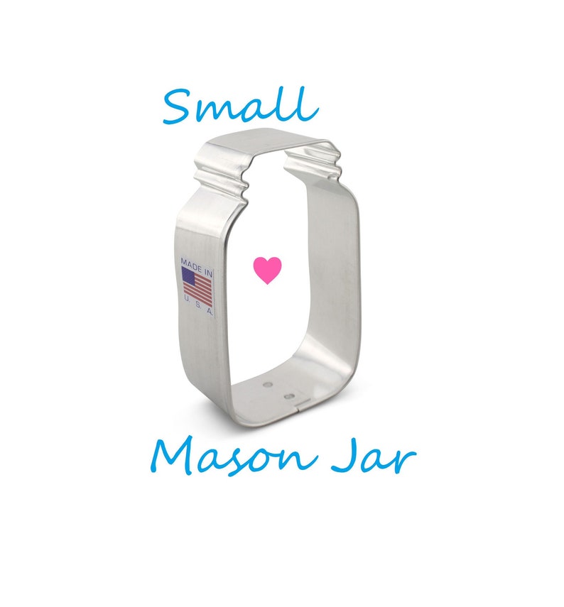 Small Mason Jar Cookie Cutter Vintage Ball Jar Shape Ann Etsy