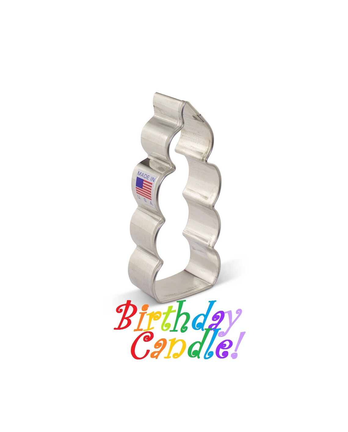 Birthday Candle Cookie Cutter 4 Inch Party Ann Clark Etsy