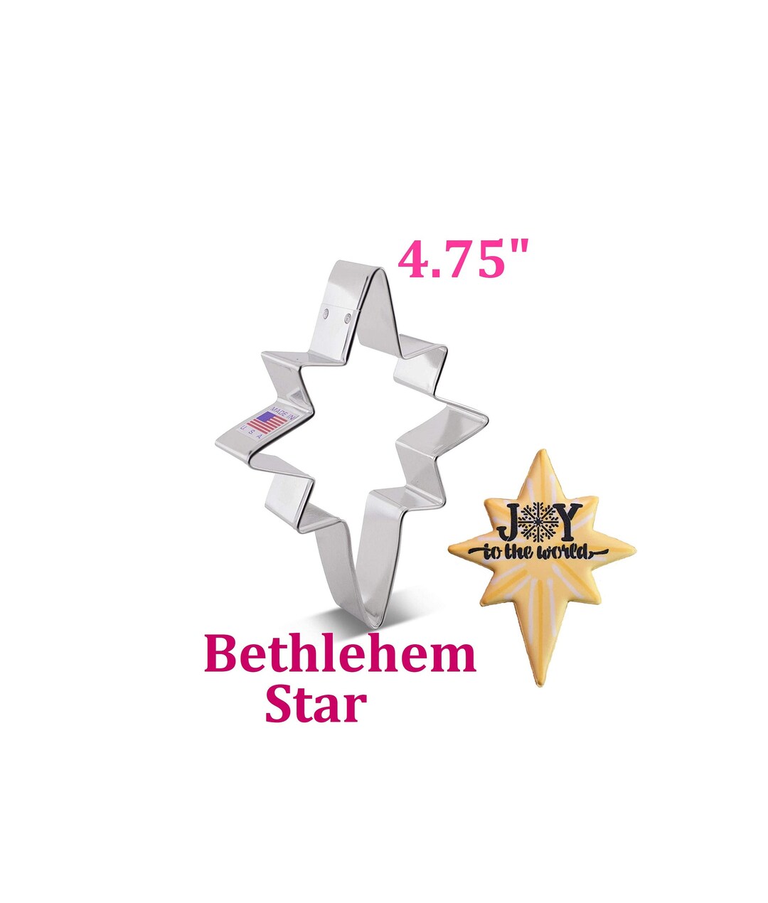 Christmas Star Cookie Cutter Bethlehem Star Holiday Baking Etsy