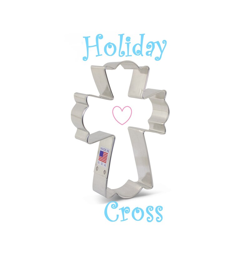 Holy Cross Cookie Cutter 5 Religious Cookie Cutter Etsy
