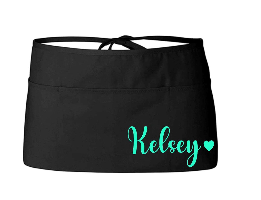 Personalized Apron. Waitress Apron. Server Apron. Stylist Gift