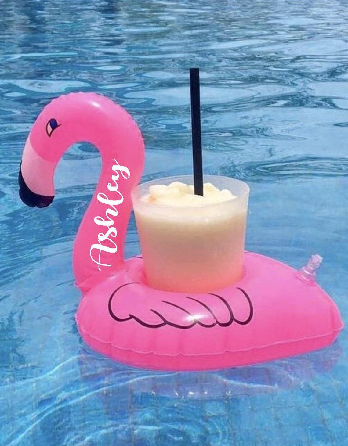 Drink Float. Personalized Inflatable Drink Holder. Inflatable Etsy