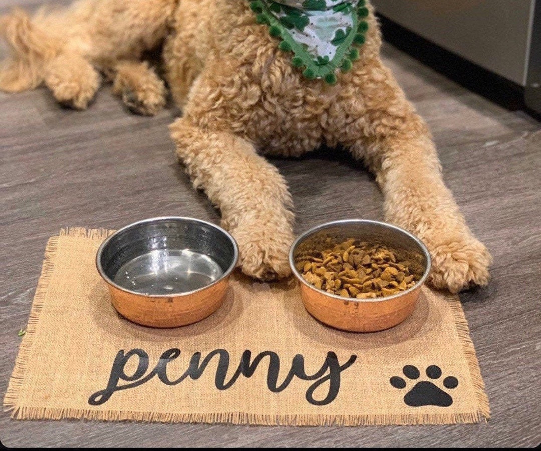 Custom Dog Placemat. Pet Dog Mat. Dog Food Mat. Custom Pet Placemat