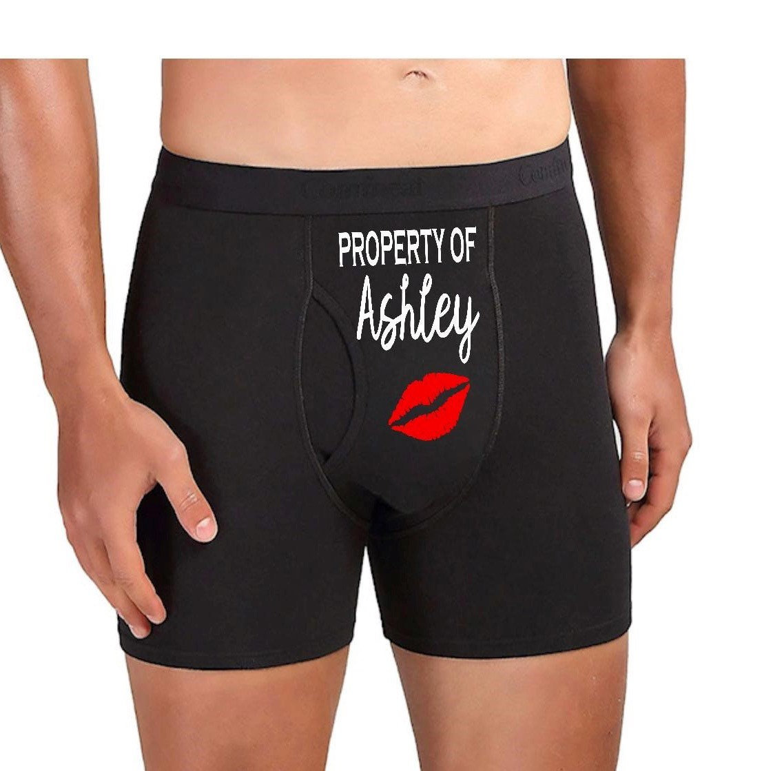 Property of Boxers. Mens Personalized Underwear. Wedding Gift. Etsy