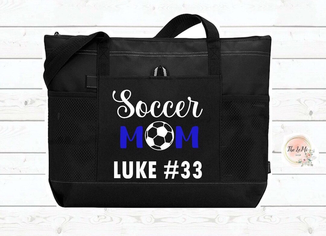 Soccer Mom Bag. Soccer Bag. Personalized Soccer Bag. Personalized