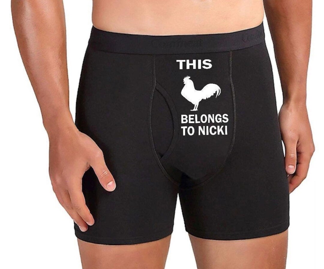 Personalized Boxers. Funny Boxers. Boyfriend Gift. Mens Boxers Custom