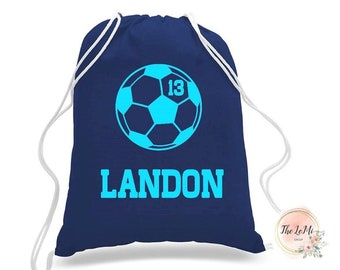 Soccer bag. Personalized soccer bag. Soccer tote. Personalized soccer tote. Soccer gift.