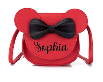 Personalized Minnie Mouse Inspired Toddler Purse