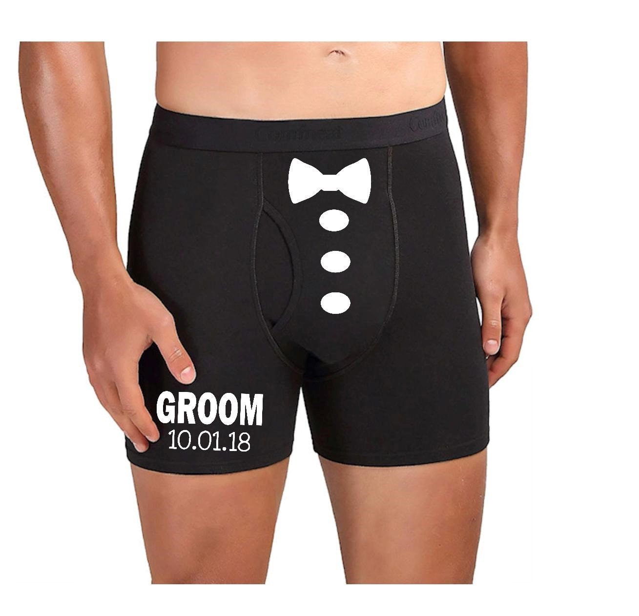 Fiance Gift. Groom Boxer Briefs . Mens Boxers Custom. Husband | Etsy