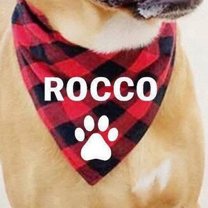 Personalized dog bandana. Custom dog bandana. Personalized dog scarf. Personalized dog clothes.