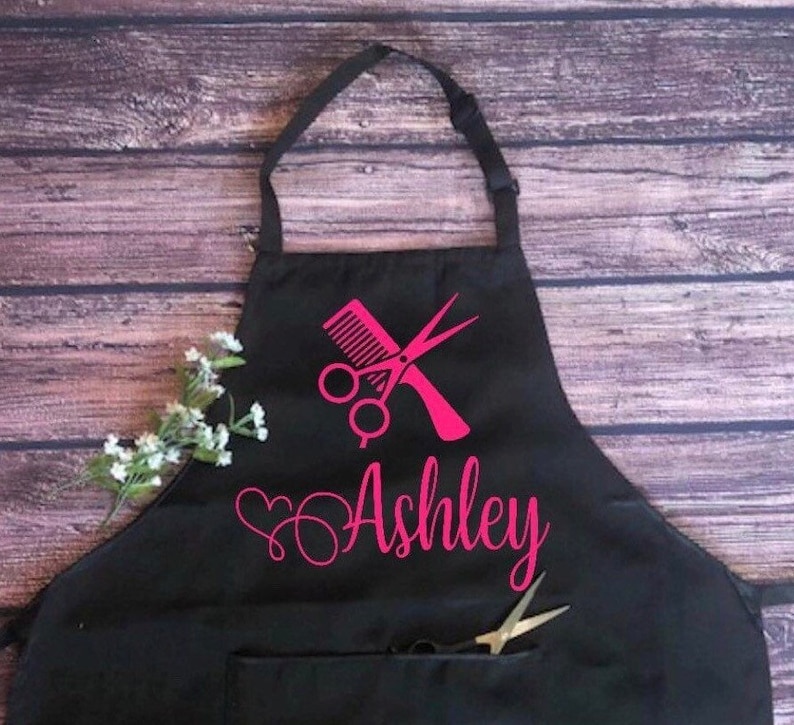 Thoughtful Hair Stylist Christmas Gifts for Hairdressers #2: Personalized Apron