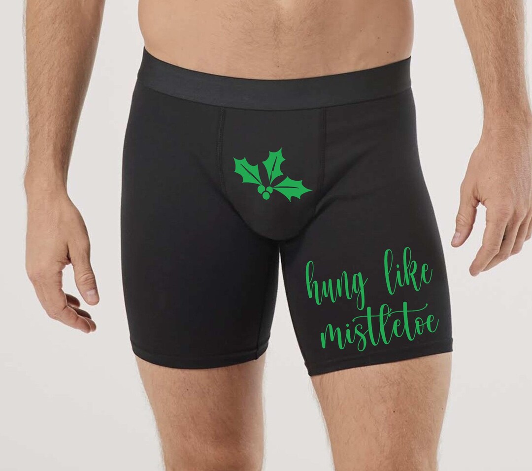 Mens Christmas Boxers. Mens Boxers Custom. Funny Christmas Boxers. Mens Personalized Underwear