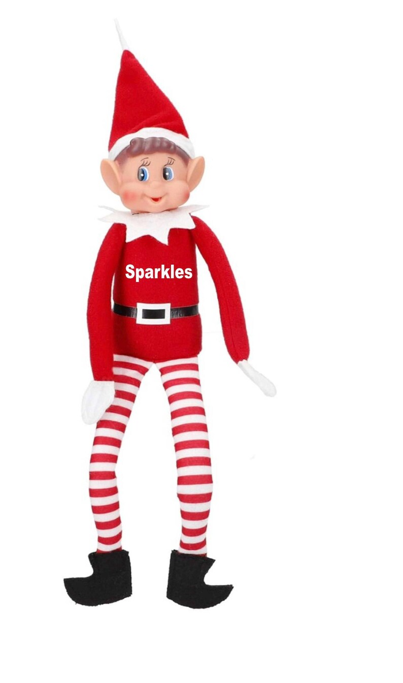 Personalized Plush Elf. Personalized Elf. Shelf Elf Custom. Christmas ...