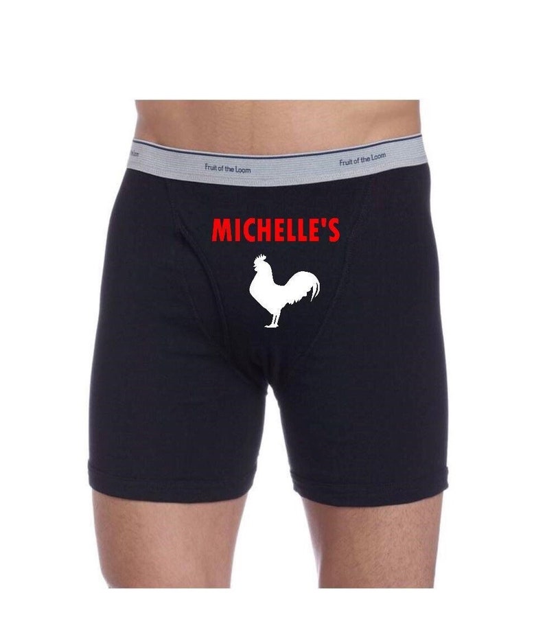 Funny boxers Personalized boxers Mens personalized boxers Property of underwear Wedding anniversary Boyfriend gift Mens boxers custom