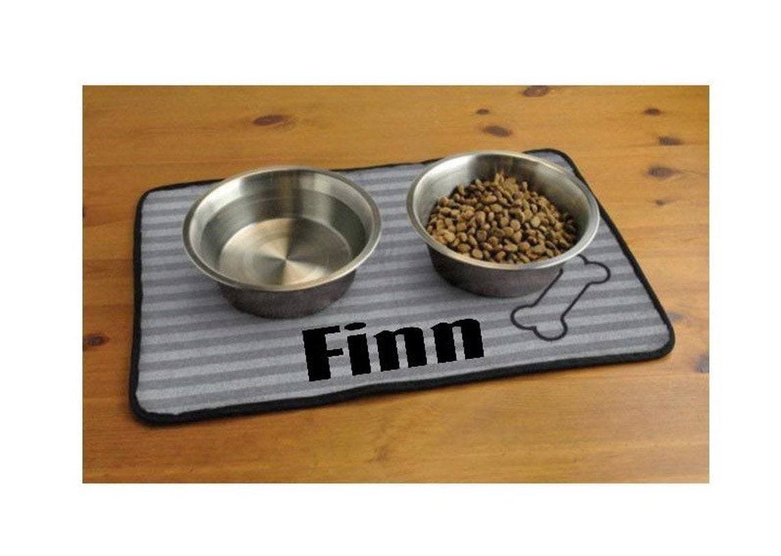 Personalized Dog Food Mat. Pet Dog Mat. Dog Food Mat. Custom Etsy