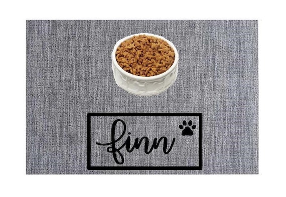 Personalized 2025 dog placemat