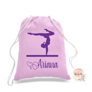 Gymnast present.Gymnastics bag. Personalized Gymnastics bag. Gymnastics tote. Personalized gymnastics tote. Gymnast gift. Sports bag. Dance.