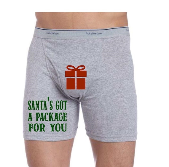 Funny Christmas Boxers. Mens Christmas Boxers. Mens Boxers Custom