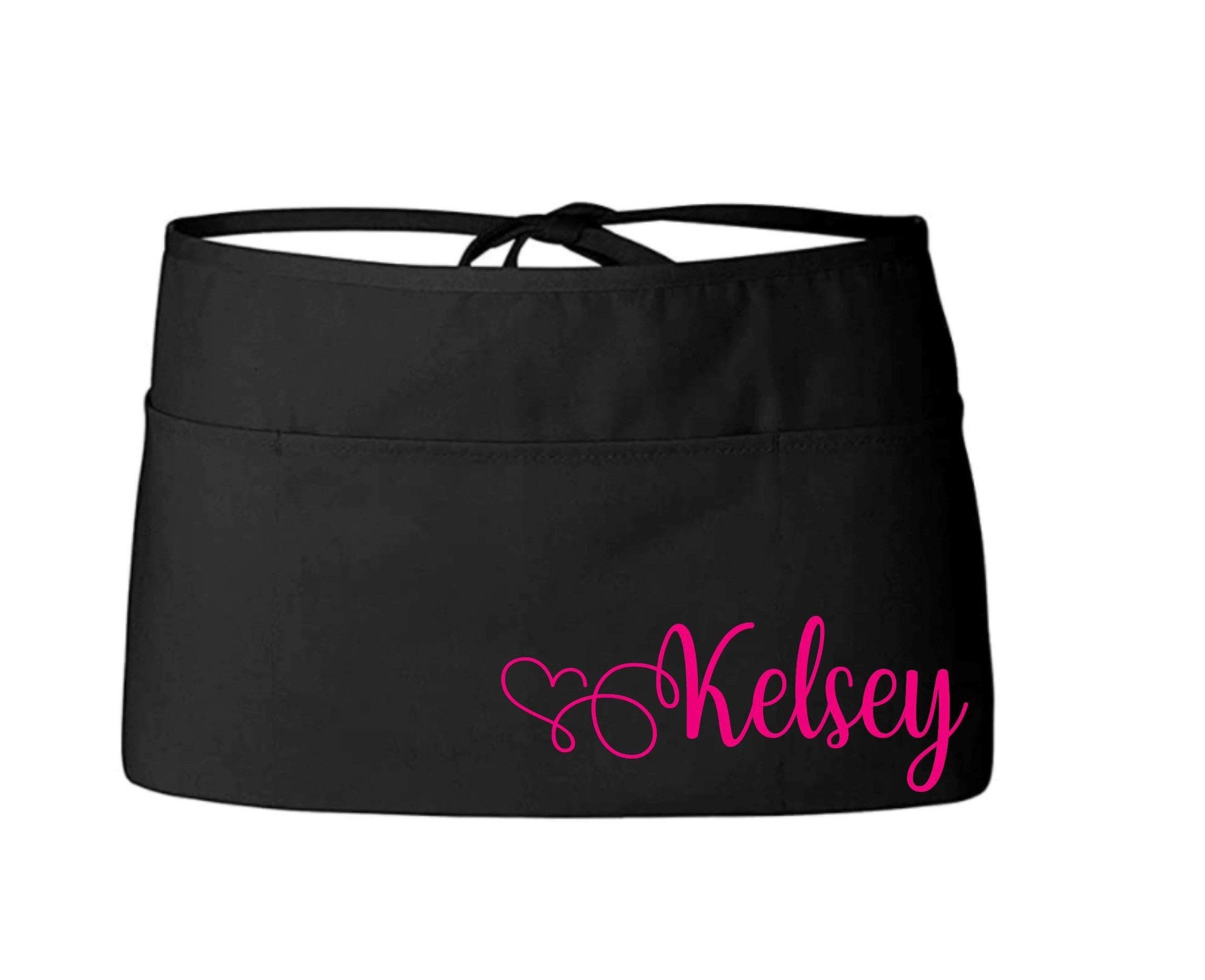 Personalized apron. Waitress apron. Server apron. Stylist gift. Waitress gift. Server gift. Bartender apron. Server apron. Bartender gift.