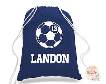 Soccer bag. Personalized soccer bag. Soccer tote. Personalized soccer tote. Soccer gift.