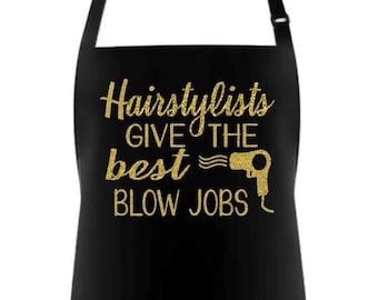 Hair stylist apron. Hair stylist gift. Hairdresser apron. Personalized hair stylist apron.