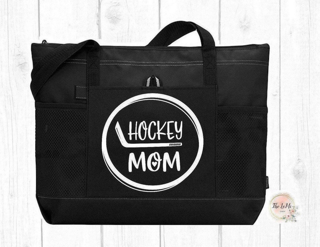 Hockey Mom Bag. Hockey Bag. Personalized Hockey Bag. Etsy