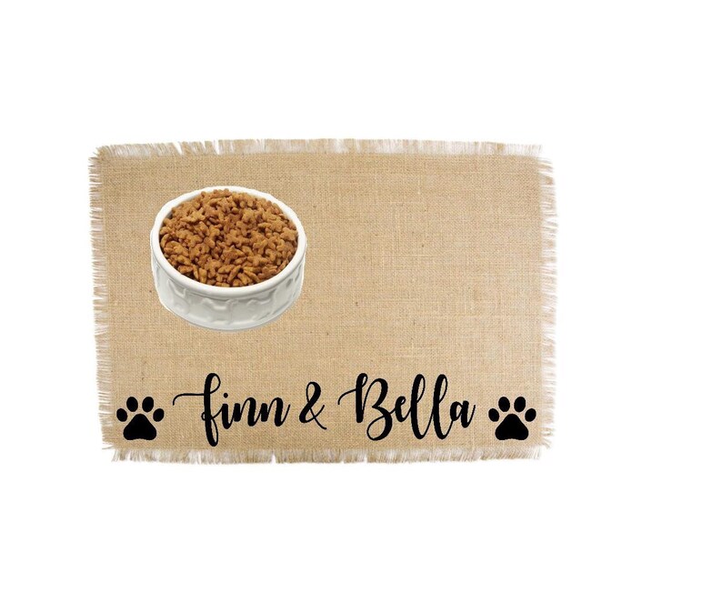 Personalized Dog Placemat. Pet Dog Mat. Dog Food Mat. Custom Etsy