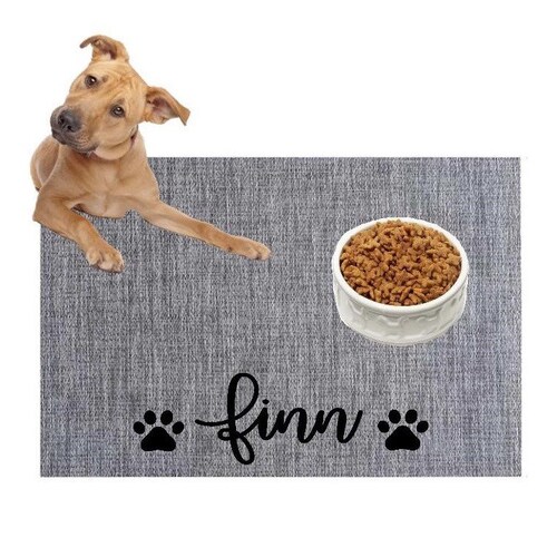 Personalized Dog Placemat. Pet Dog Mat. Dog Food Mat. Custom Etsy