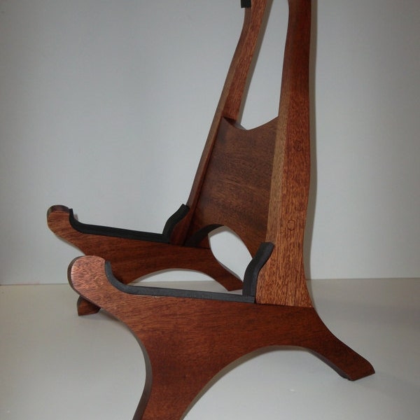 African Sapele Acoustic Guitar Stand