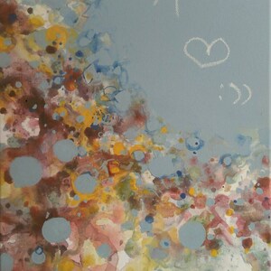 Abstract Painting Free Shippingchalkboard Art Nature Art Etsy