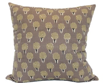 GENEVA | 20x20 Lavender Block Print Pillow, Designer Pillow, Pillow Cover, Throw Pillow, Transitional, Modern Traditional, Vintage, Nursery