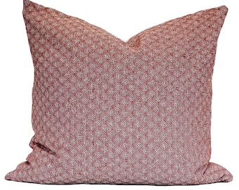 TUCSON | Terracotta Textured Pillow, Designer Pillow, Pillow Cover, Throw Pillow, Transitional, Modern Traditional, Neutral, Shabby Chic