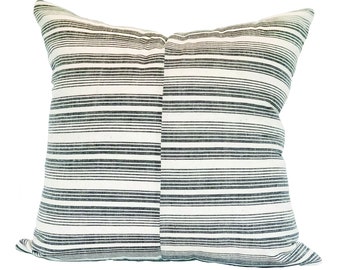 MOAB | Black + White Stripe Pillow, Designer Pillow, Pillow Cover, Throw Pillow, Transitional, Modern Traditional, Neutral Pillow, Simple