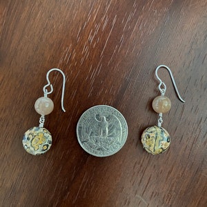 Drop Stud Earrings Leopard Jasper – Twigs & Stones
