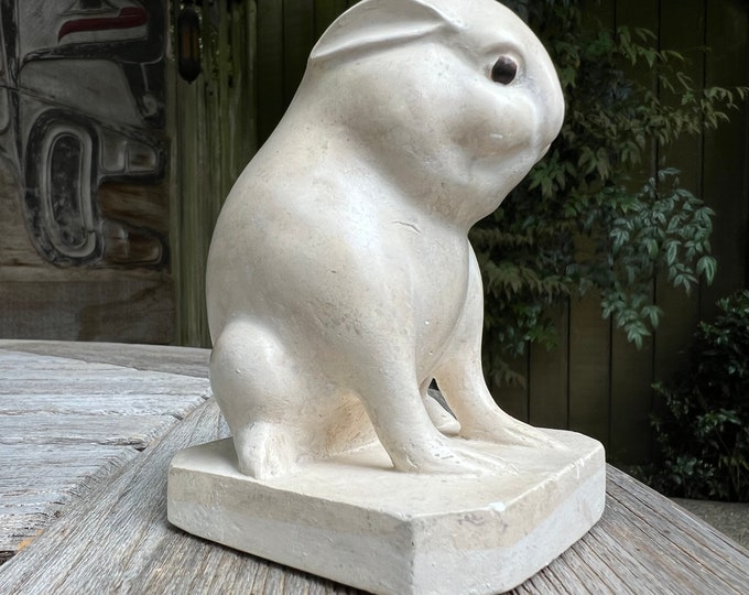 Sweet Vintage Chalk Ware Rabbit / Bunny by Metropolitan Museum of Art ...