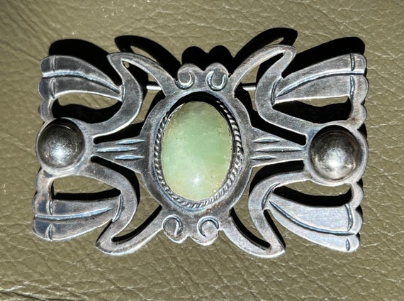 Antique Mexican Sterling Silver Brooch / Pin - image 1
